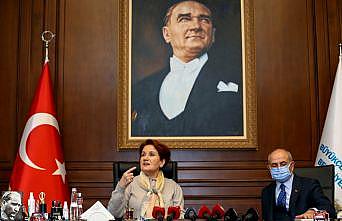 Meral Akşener, salgında hayatını kaybeden sağlıkçılar anısına fidan dikti