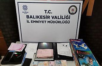 Balıkesir'de tefeci operasyonunda 9 şüpheli yakalandı