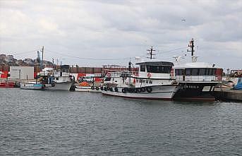 Tekirdağ'da balık avına poyraz engeli