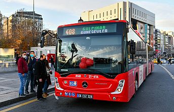 BAŞKENTLİLERDEN YENİ OTOBÜSLERE İLK GÜNDEN TAM NOT