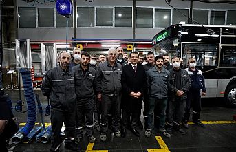 İMAMOĞLU KENTİN YENİ METROBÜS ARACINI TEST ETTİ