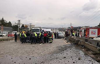 Zincirleme trafik kazası ulaşımı aksattı