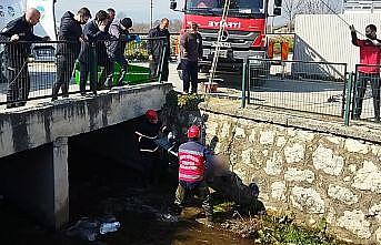 Kendisinden haber alınamayan engelli derede ölü bulundu