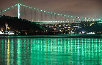 İstanbul’un köprüleri skolyoz hastalığına dikkati çekti