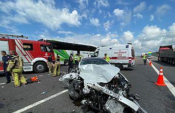 Kuzey Marmara Otoyolu'nda zincirleme trafik kazası