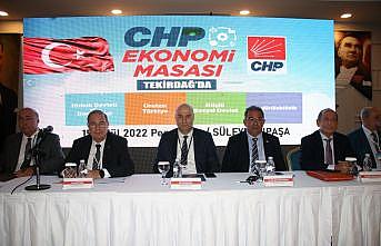 CHP Ekonomi Masası heyeti Tekirdağ'da iş dünyası temsilcileriyle buluştu