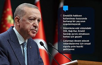 Cumhurbaşkanı Erdoğan EYT düzenlemesini açıkladı