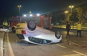 Maltepe'de devrilen otomobilin sürücüsü öldü