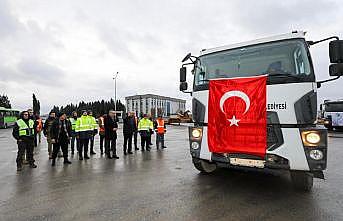 Sakarya'dan 43 iş makinesi deprem bölgesine gönderildi