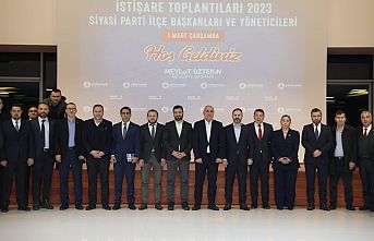 İSTİŞARE TOPLANTISINDA "AFETLERE HAZIRLIK" KONUŞULDU