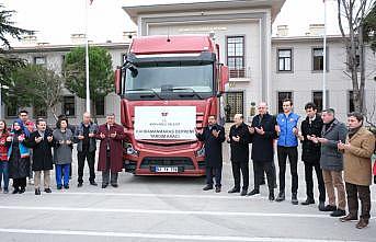 Kırklareli'nden deprem bölgesine 40 ton gıda gönderildi