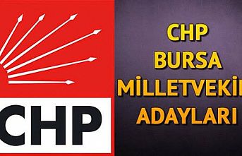 CHP BURSA MİLLETVEKİLİ ADAYLARI BELLİ OLDU