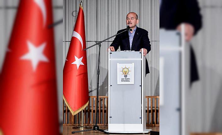 İçişleri Bakanı Soylu, Eyüpsultan'da konuştu