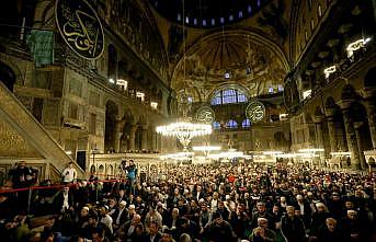 Ayasofya Camisi'nde İstanbul'un fethi programı düzenlendi