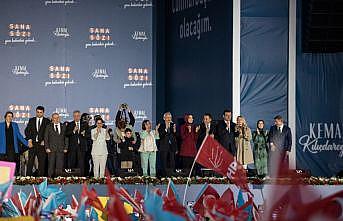 Cumhurbaşkanı adayı Kemal Kılıçdaroğlu Millet İttifakı'nın İstanbul mitinginde konuştu