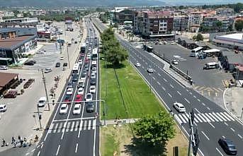 Balıkesir-Çanakkale kara yolunda bayram öncesi trafik denetimi yapıldı