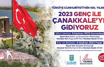 SİLİVRİ BELEDİYESİNDEN GENÇLERE ÖZEL ÇANAKKALE GEZİSİ