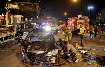 Bakırköy’deki trafik kazasında 4 kişi yaralandı