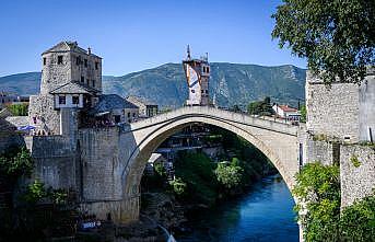 Mostar Köprüsü'nde Red Bull Cliff Diving heyecanı yaşandı