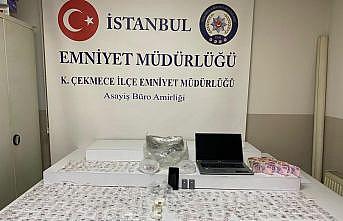 Küçükçekmece'de uyuşturucu operasyonunda bir kişi yakalandı