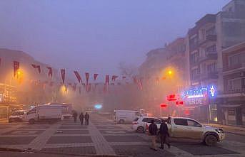 Çanakkale'de yoğun sis etkili oldu