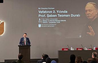 Prof. Dr. Şaban Teoman Duralı, İbn Haldun Üniversitesinde anıldı