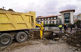 KEÇİÖREN FATİH VE CUMHURİYET CADDELERİNDE YAŞANAN SEL MANZARASI SON BULUYOR