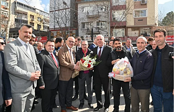 Başkan Ergün, esnaf ve vatandaşlarla buluştu