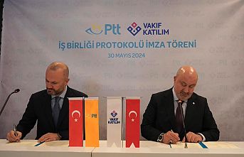 PTT AŞ VE VAKIF KATILIM ARASINDA İŞ BİRLİĞİ PROTOKOLÜ İMZALANDI