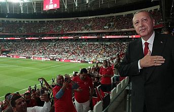 Cumhurbaşkanı Erdoğan'dan Milli Takım'a tebrik