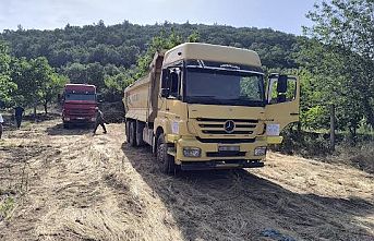 Osmangazi'de Kaçak hafriyat dökenlere ceza