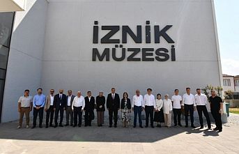 Çin'li heyet resmi ziyaret sebebiyle Bursa İznik'te