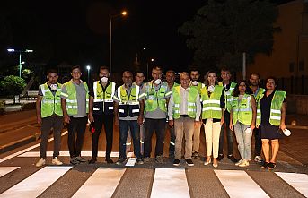 Nilüfer ekipleri gece mesaisinde