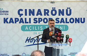 YILDIRIM ÇINARÖNÜ KAPALI SPOR SALONU AÇILDI