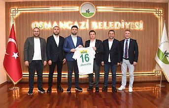 Başkan Aydın, Bursaspor Yönetimini ağırladı