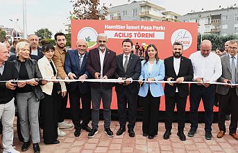 İsmet Paşa Parkı hizmete açıldı