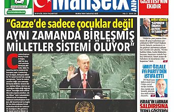 MANŞETX GAZETESİ'NİN 13.YIL 348.EYLÜL SAYILARI ÇIKTI