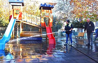 Gemlik'te çocuk parkları tertemiz