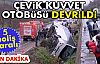 Çevik Kuvvet Otobüsü Devrildi!