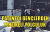 Patenci Gençlerden Tehlikeli Yolculuk