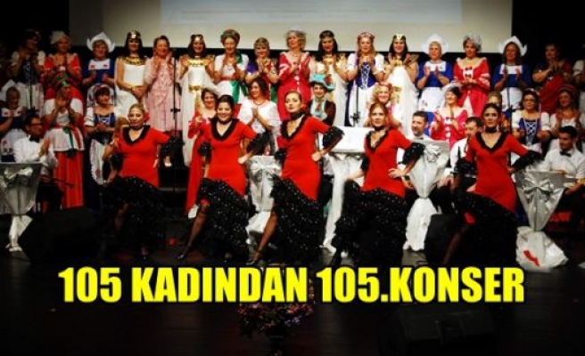  105 kadından 105. konser