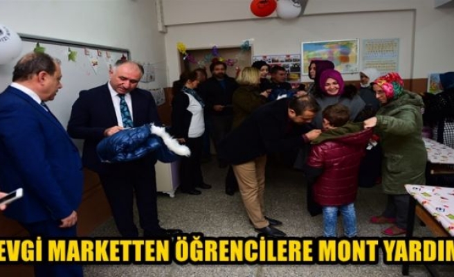 106 öğrenciye kışlık mont dağıttı