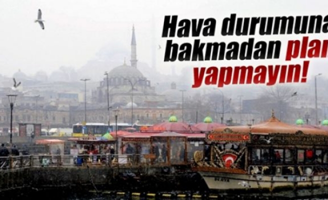 10 Ocak 2015 yurtta hava durumu