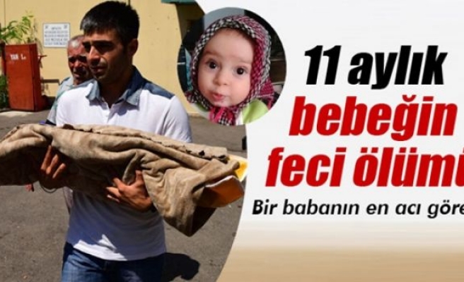 11 aylık bebek salıncak ipiyle boğuldu!