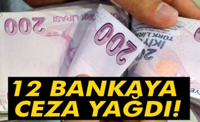 12 Bankaya Ceza Yağdı!