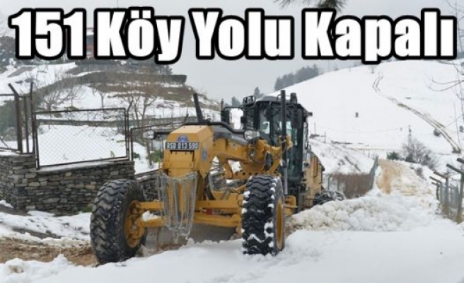 151 Köy Yolu Kapalı 