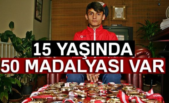 15 Yaşında 50 Madalyası Var!