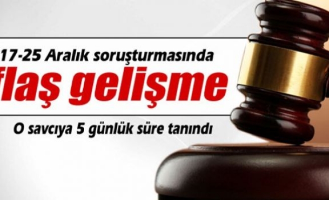 17-25 Aralık savcılarının dosyaları gönderildi