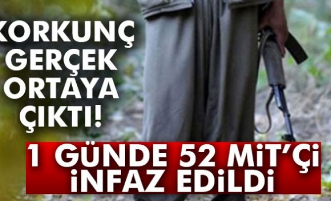 1 GÜNDE 52 MİT'Çİ İNFAZ EDİLDİ!