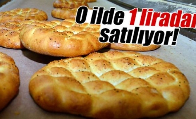 1 liraya 300 gram Ramazan pidesi